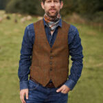 Tailor - Harris Tweed Weste in klassischen Tönen
