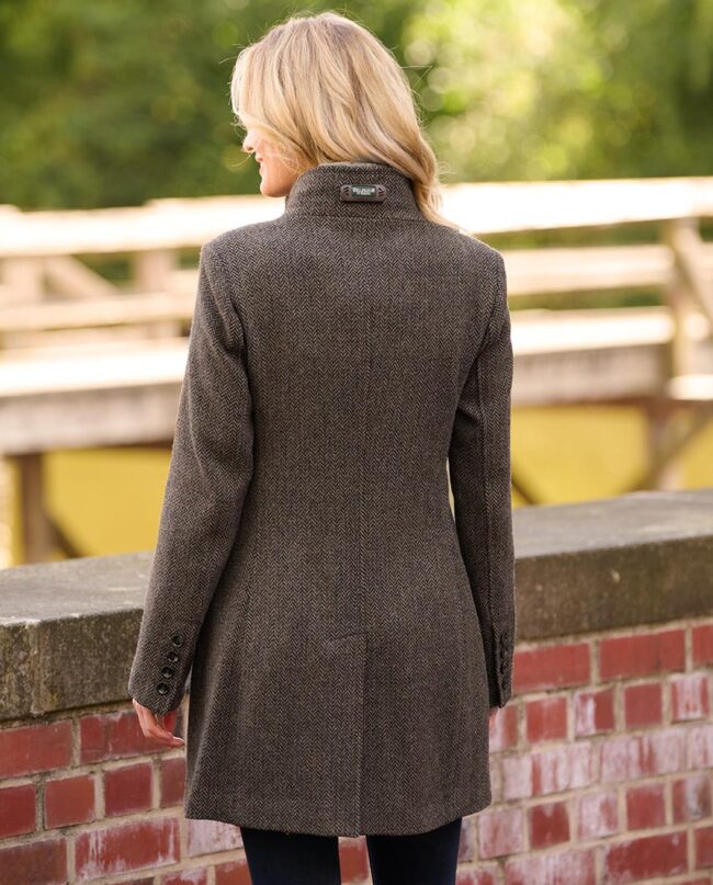 Ladies&#039; tweed coat &#039;&#039;Paula&#039;&#039;, Irish tweed I Wellington of Bilmore