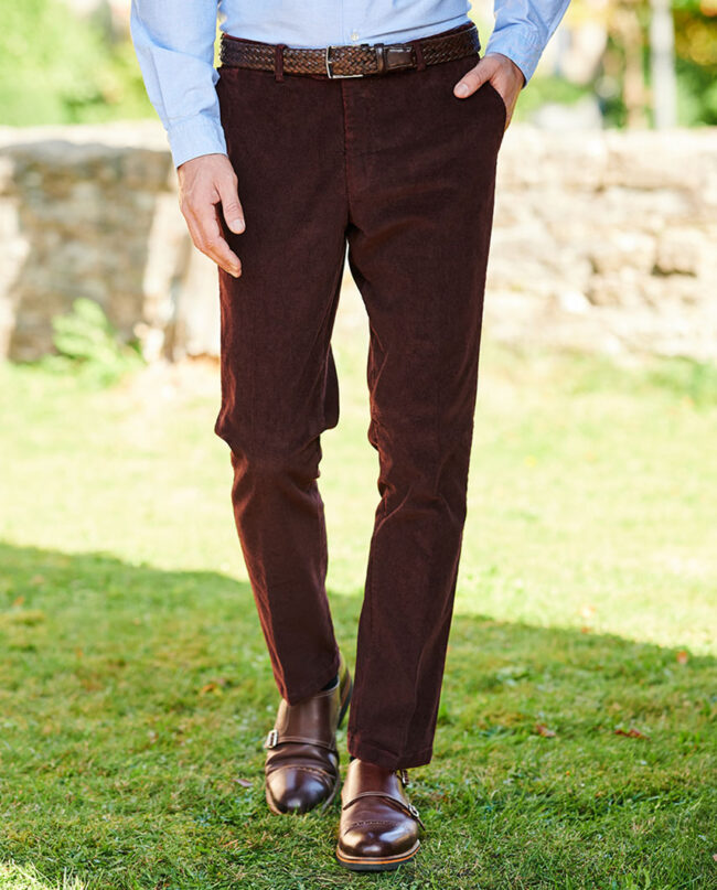 Corduroy trousers &quot;Mr. Bradley&quot; in dark brown