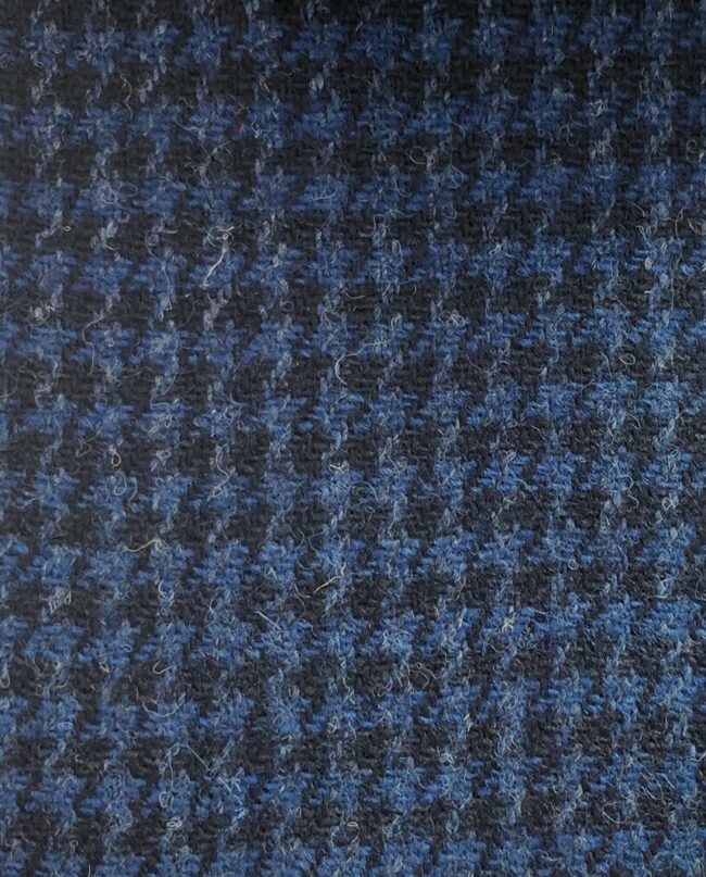 674-blau schwarzem Hahnentritt