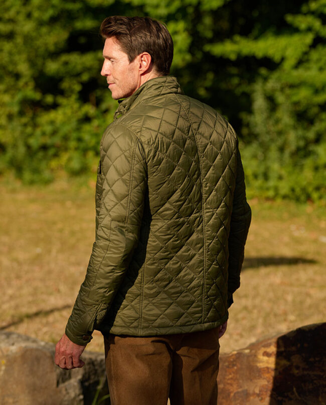 Men&#039;s quilted jacket &#039;&#039;Lingfield&#039;&#039;, khaki I Wellington of Bilmore