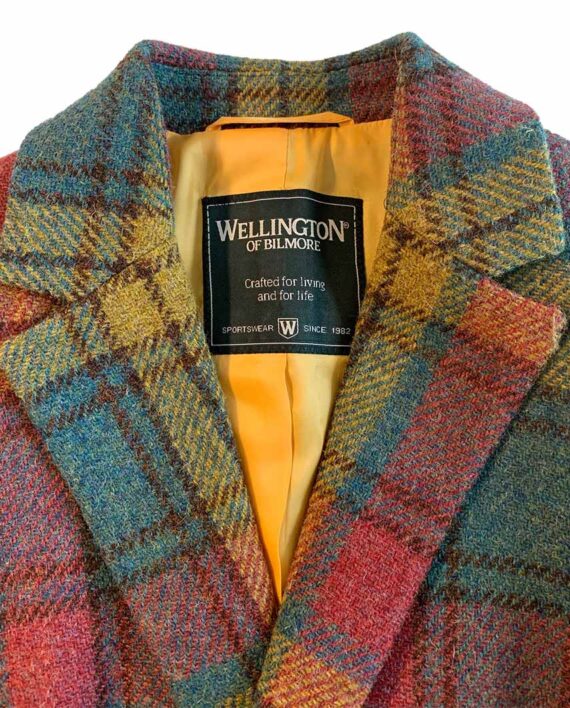 Harris Tweed Blazer ''Ami'', colorful Tartan I Wellington of Bilmore