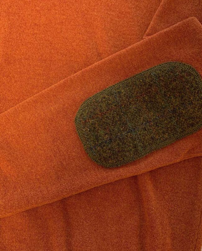 Merino sweater&#039;&#039;Jack&#039;&#039;,burnt orange I Wellington of Bilmore