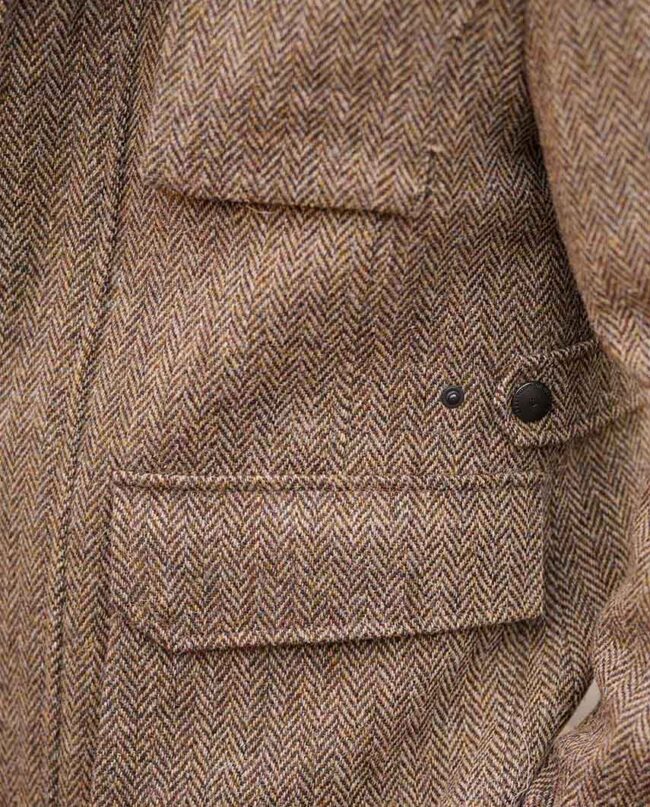 Harris Tweed Sakko "Harry" für Herren Detailansicht Taschen