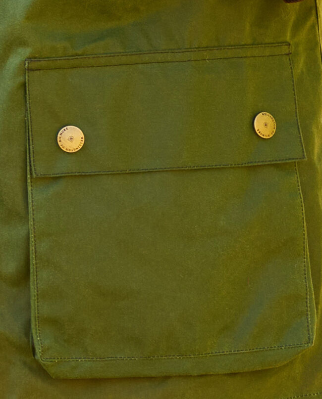 Men&#039;s wax jacket &#039;&#039;Starberg&#039;&#039; in lemongrass I Wellington of Bilmore