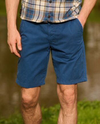 Mr. Koke - fine men's Bermuda shorts, blue I Wellington of Bilmore