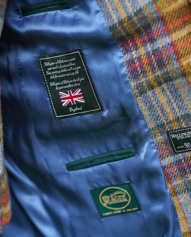 Magee tweed jacket &#039;&#039;London&#039;&#039; in mutlicolor check I Wellington of Bilmore
