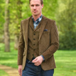 Men&#039;s corduroy jacket &#039;&#039;London&#039;&#039; in mud