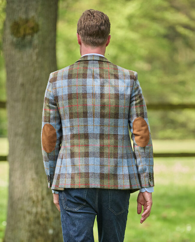 London - Herrensakko aus original Harris Tweed im Highland Check I Wellington of Bilmore