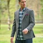 Harris Tweed jacket &#039;&#039;London&#039;&#039; in anthra melange