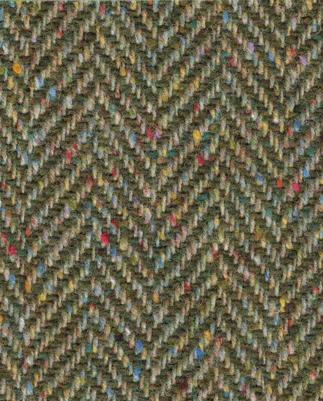 Detailed view of a fabric, col.970-multi color Herringbone