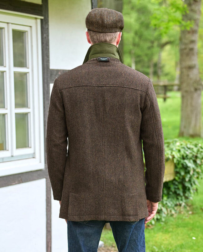 Men's caban jacket I Irish tweed from Wellington of Bilmore