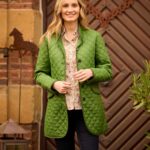 Lightweight quilted coat &#039;&#039;Grace&#039;&#039; in fresh green