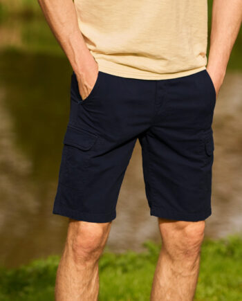 Mr. Mane - casual men's cargo shorts, navy I Wellington of Bilmore